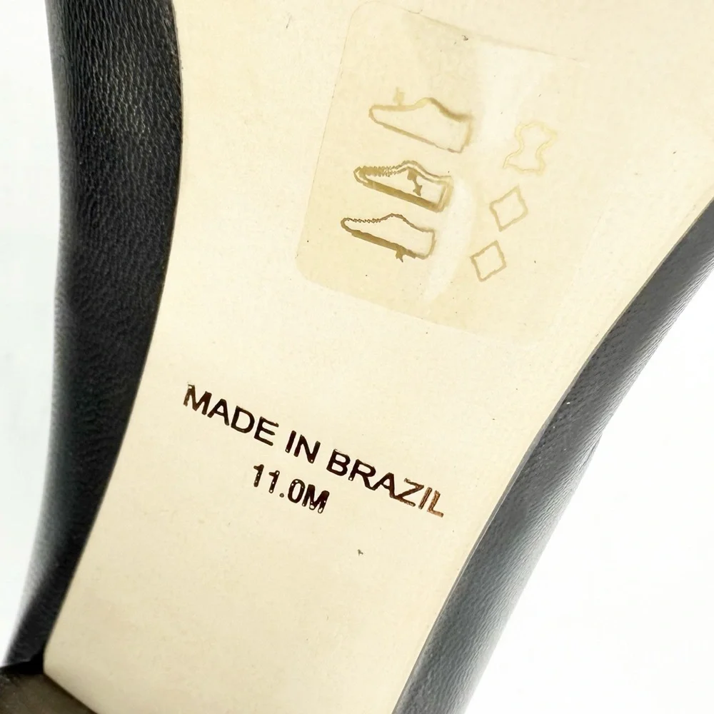 Massimo Matteo Anna Black Pumps Heels Shoes Quiet Luxury Career Professional